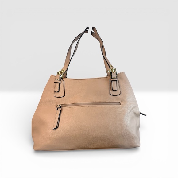 Nicole Miller New York Petal Pink Katie Zip Shoulder Bag - Picture 2 of 5